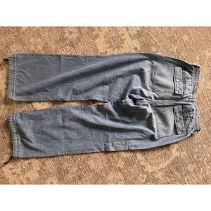 American Eagle Women's Blue Denim Jeans Medium Wash Adjustable Waist Pockets